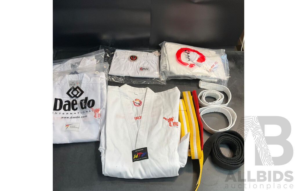 Pallet of Taekwondo Competition Gear & Equipment