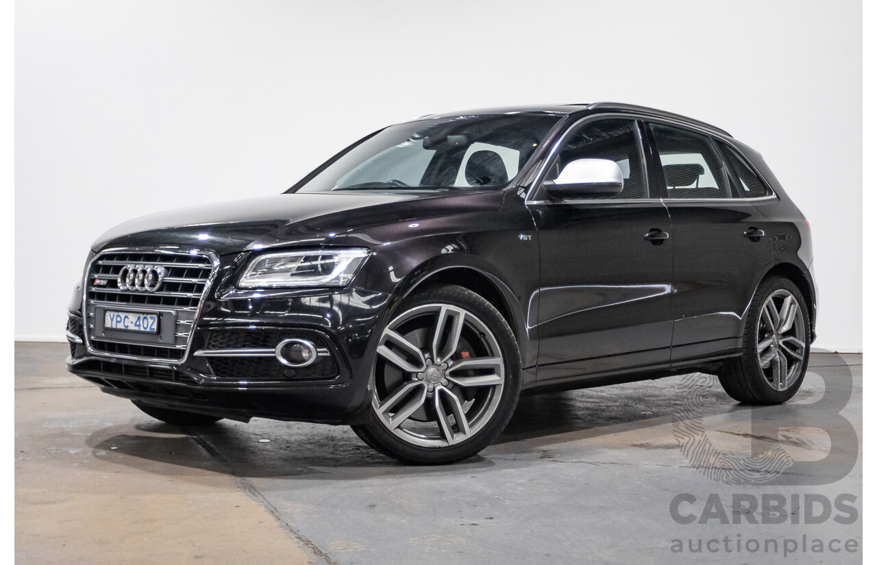 1/2014 Audi SQ5 3.0 TDI Quattro 8R (AWD) MY14 5d Wagon Panther Black Turbo Diesel 3.0L