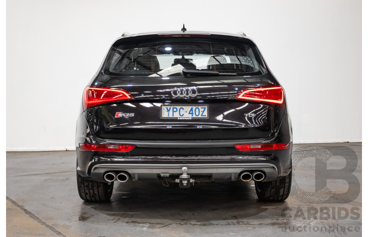 1/2014 Audi SQ5 3.0 TDI Quattro 8R (AWD) MY14 5d Wagon Panther Black Turbo Diesel 3.0L