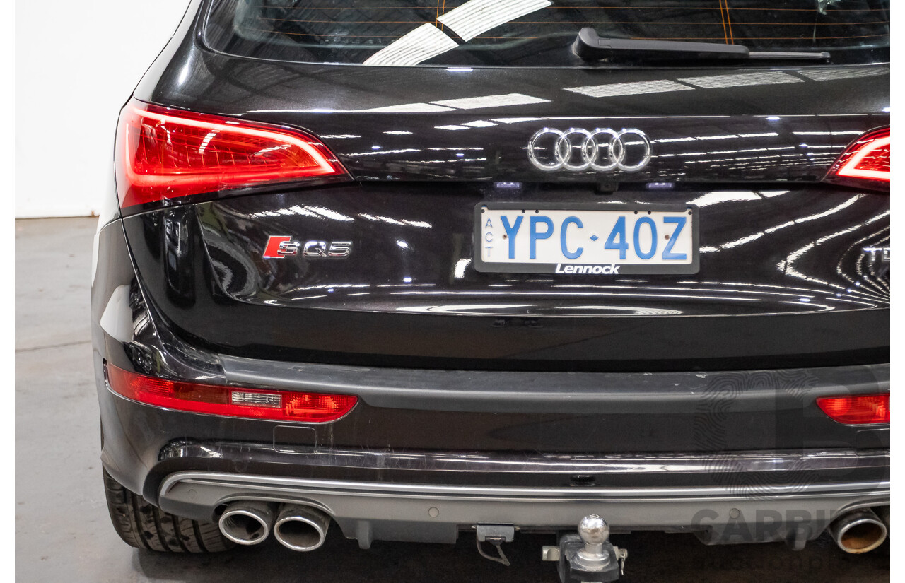 1/2014 Audi SQ5 3.0 TDI Quattro 8R (AWD) MY14 5d Wagon Panther Black Turbo Diesel 3.0L