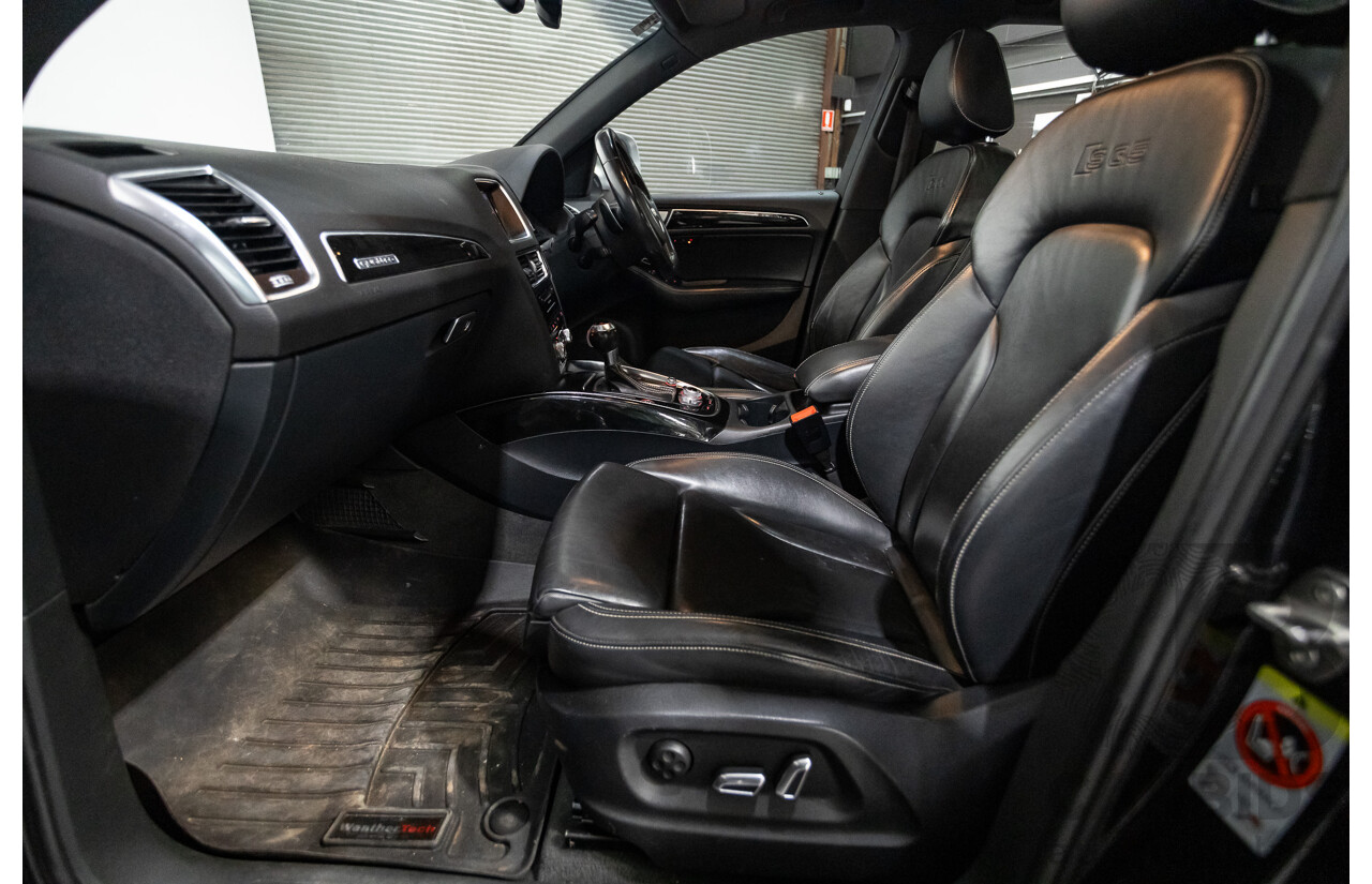 1/2014 Audi SQ5 3.0 TDI Quattro 8R (AWD) MY14 5d Wagon Panther Black Turbo Diesel 3.0L