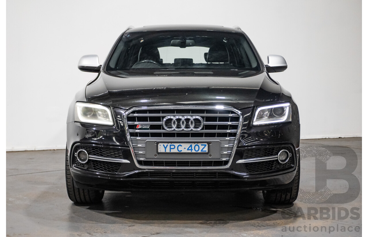 1/2014 Audi SQ5 3.0 TDI Quattro 8R (AWD) MY14 5d Wagon Panther Black Turbo Diesel 3.0L