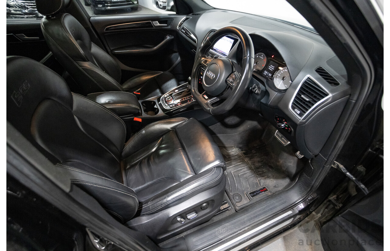 1/2014 Audi SQ5 3.0 TDI Quattro 8R (AWD) MY14 5d Wagon Panther Black Turbo Diesel 3.0L