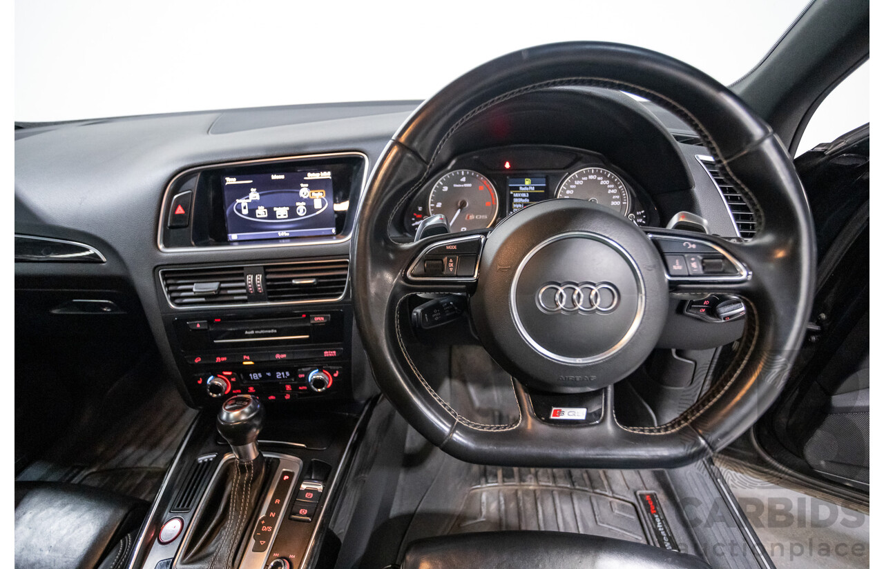 1/2014 Audi SQ5 3.0 TDI Quattro 8R (AWD) MY14 5d Wagon Panther Black Turbo Diesel 3.0L
