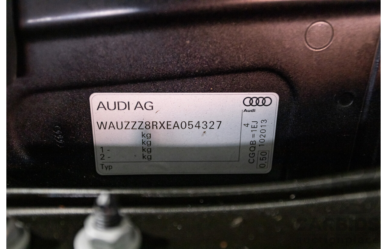 1/2014 Audi SQ5 3.0 TDI Quattro 8R (AWD) MY14 5d Wagon Panther Black Turbo Diesel 3.0L