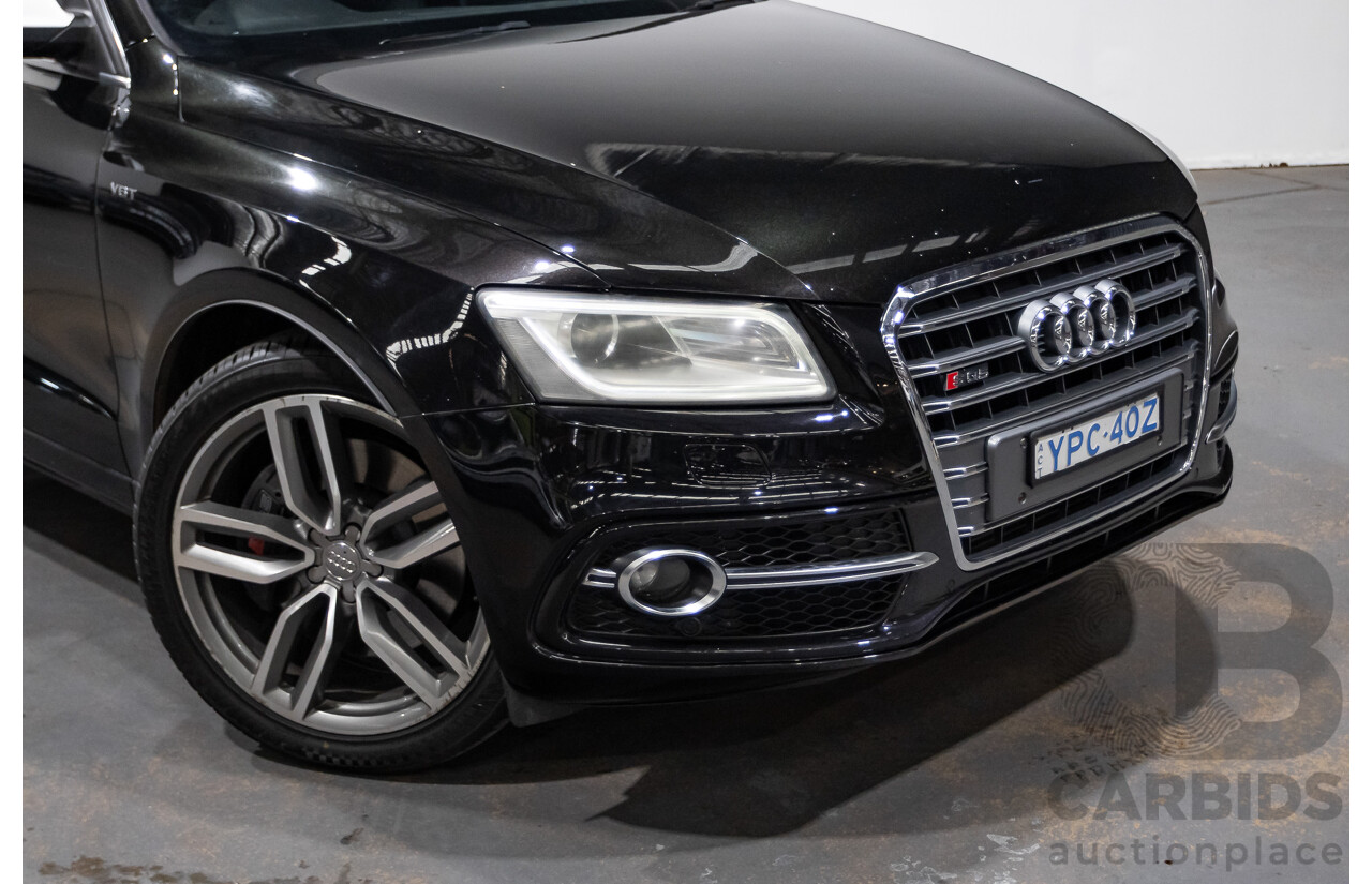 1/2014 Audi SQ5 3.0 TDI Quattro 8R (AWD) MY14 5d Wagon Panther Black Turbo Diesel 3.0L