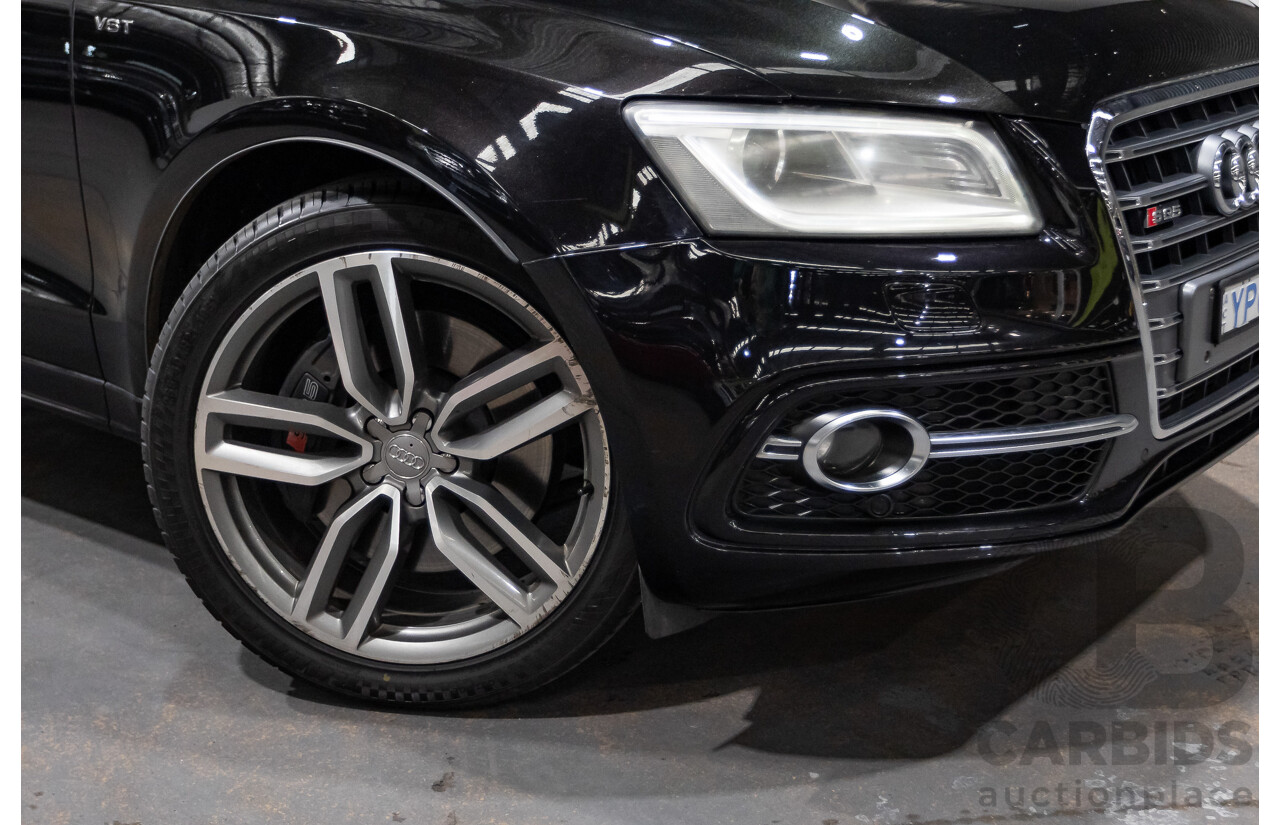 1/2014 Audi SQ5 3.0 TDI Quattro 8R (AWD) MY14 5d Wagon Panther Black Turbo Diesel 3.0L