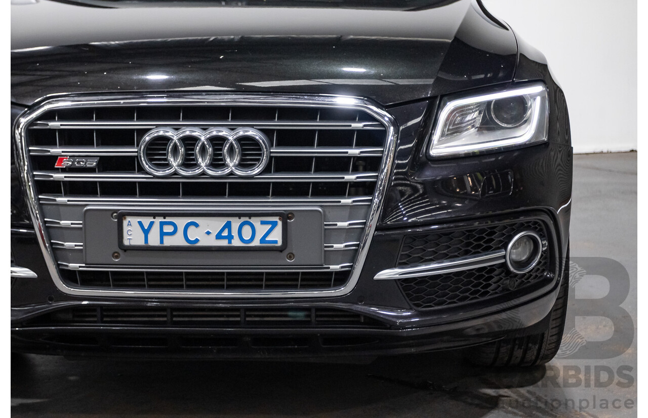 1/2014 Audi SQ5 3.0 TDI Quattro 8R (AWD) MY14 5d Wagon Panther Black Turbo Diesel 3.0L