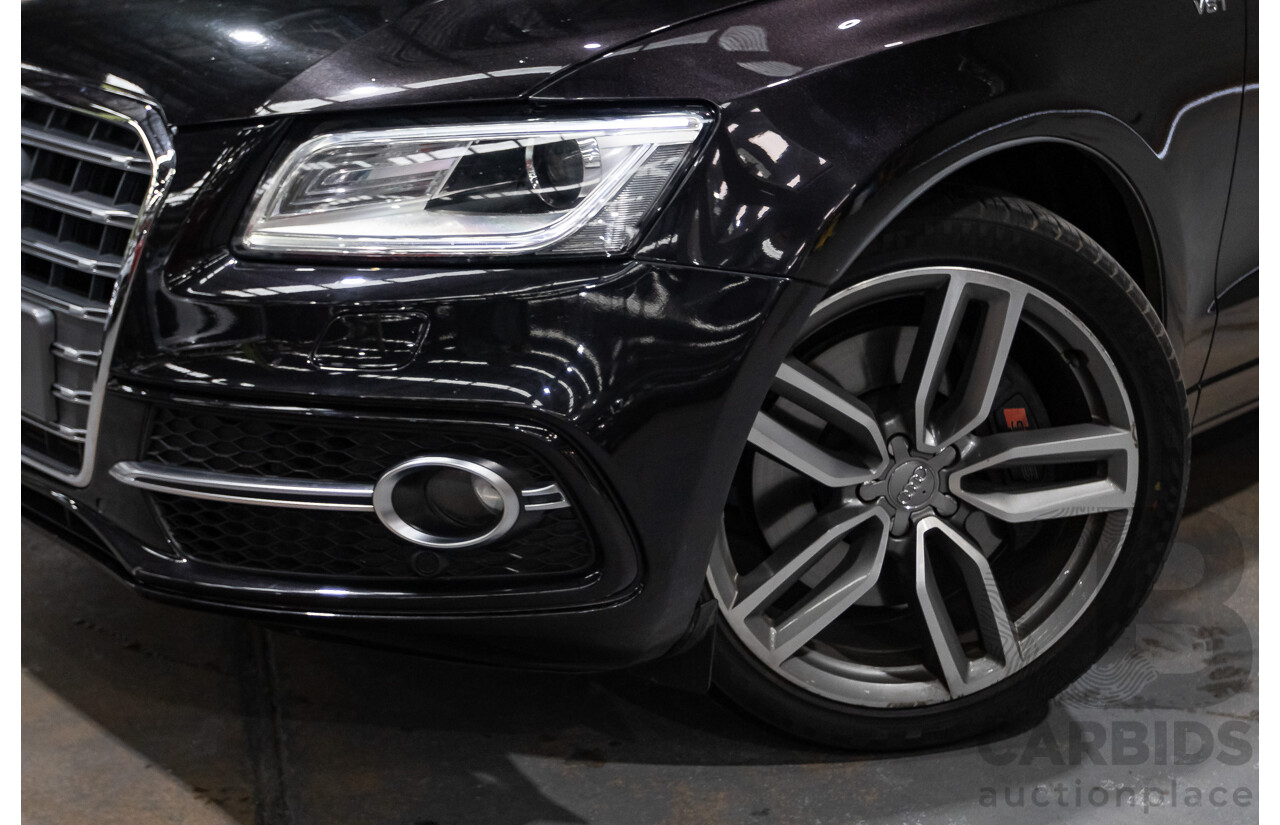 1/2014 Audi SQ5 3.0 TDI Quattro 8R (AWD) MY14 5d Wagon Panther Black Turbo Diesel 3.0L