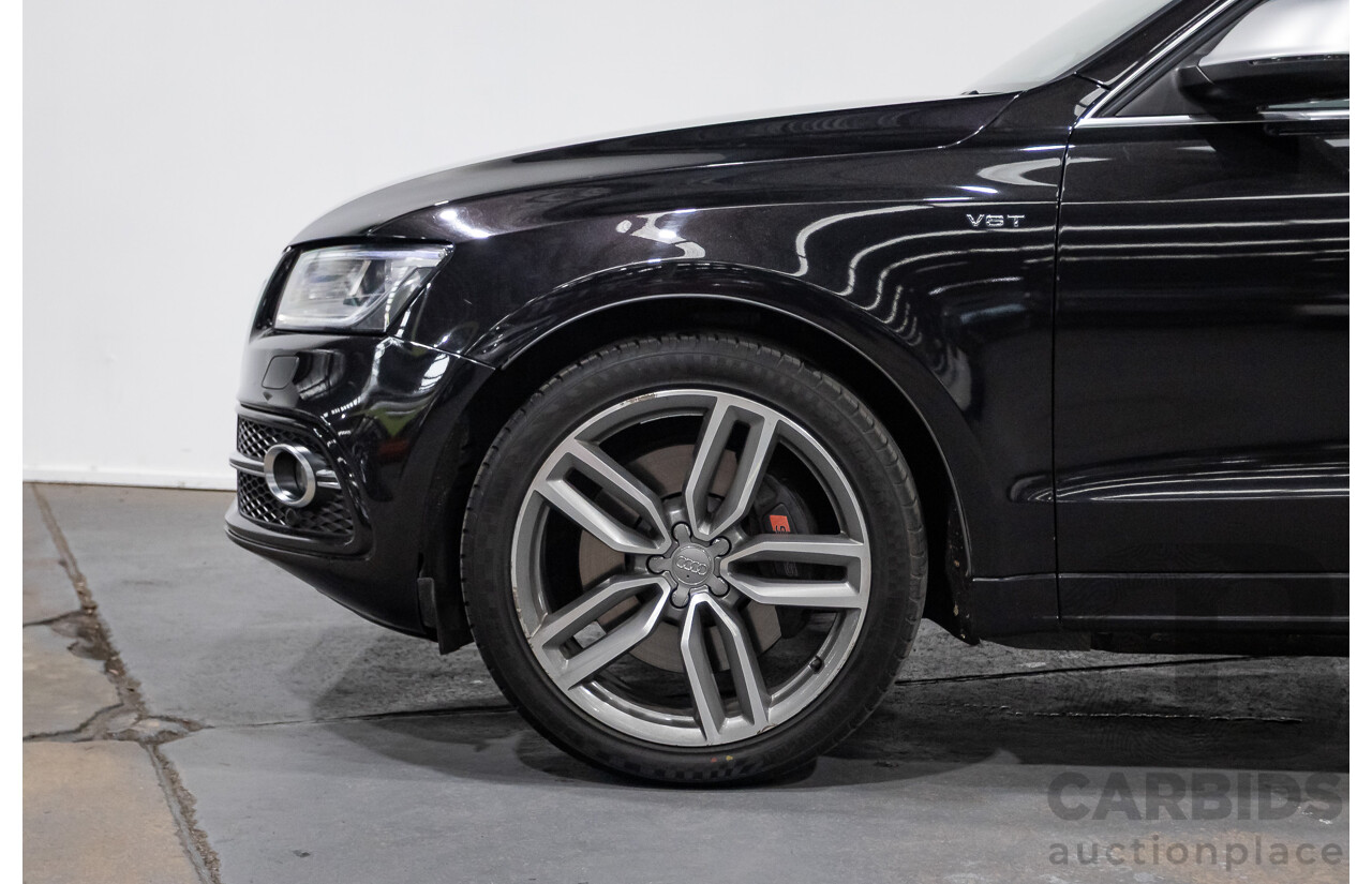 1/2014 Audi SQ5 3.0 TDI Quattro 8R (AWD) MY14 5d Wagon Panther Black Turbo Diesel 3.0L