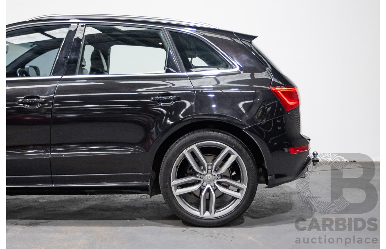 1/2014 Audi SQ5 3.0 TDI Quattro 8R (AWD) MY14 5d Wagon Panther Black Turbo Diesel 3.0L