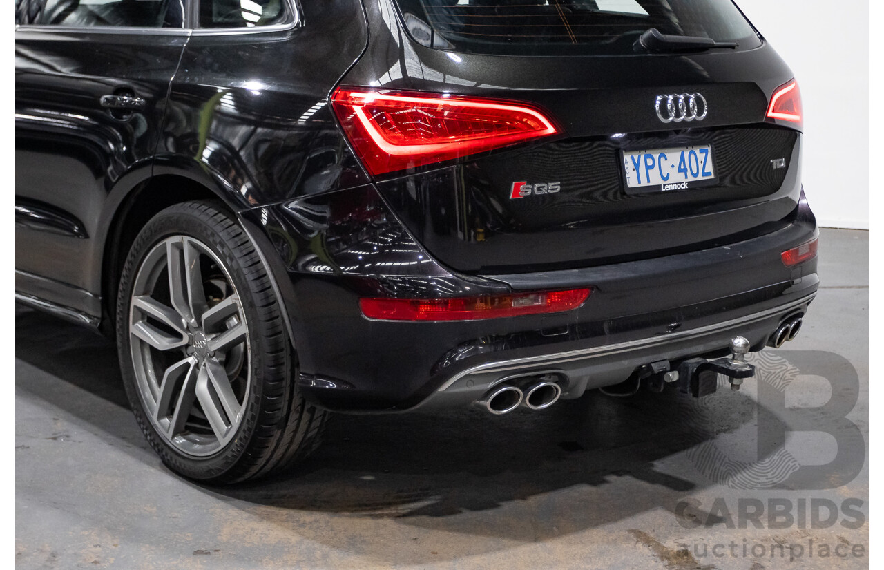 1/2014 Audi SQ5 3.0 TDI Quattro 8R (AWD) MY14 5d Wagon Panther Black Turbo Diesel 3.0L