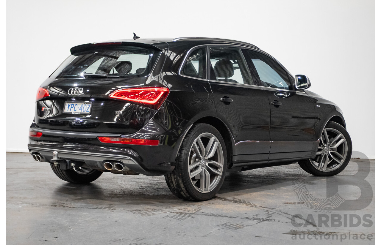 1/2014 Audi SQ5 3.0 TDI Quattro 8R (AWD) MY14 5d Wagon Panther Black Turbo Diesel 3.0L
