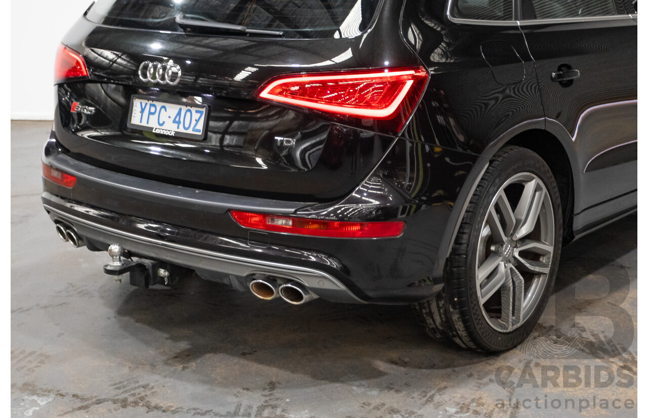 1/2014 Audi SQ5 3.0 TDI Quattro 8R (AWD) MY14 5d Wagon Panther Black Turbo Diesel 3.0L