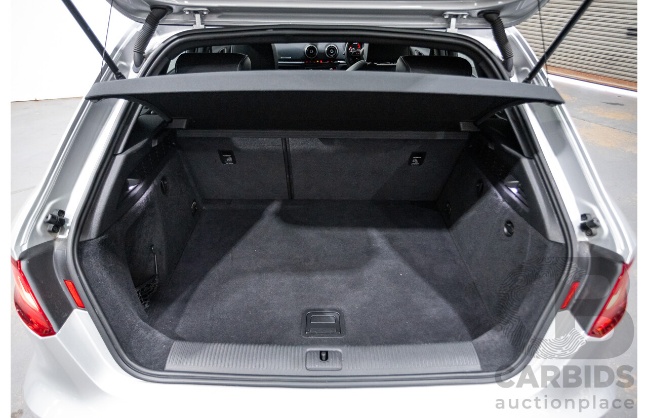 11/2013 Audi S3 Sportback 2.0 TFSI Quattro 8V (AWD) MY14 5d Hatchback Silver Turbo 2.0L