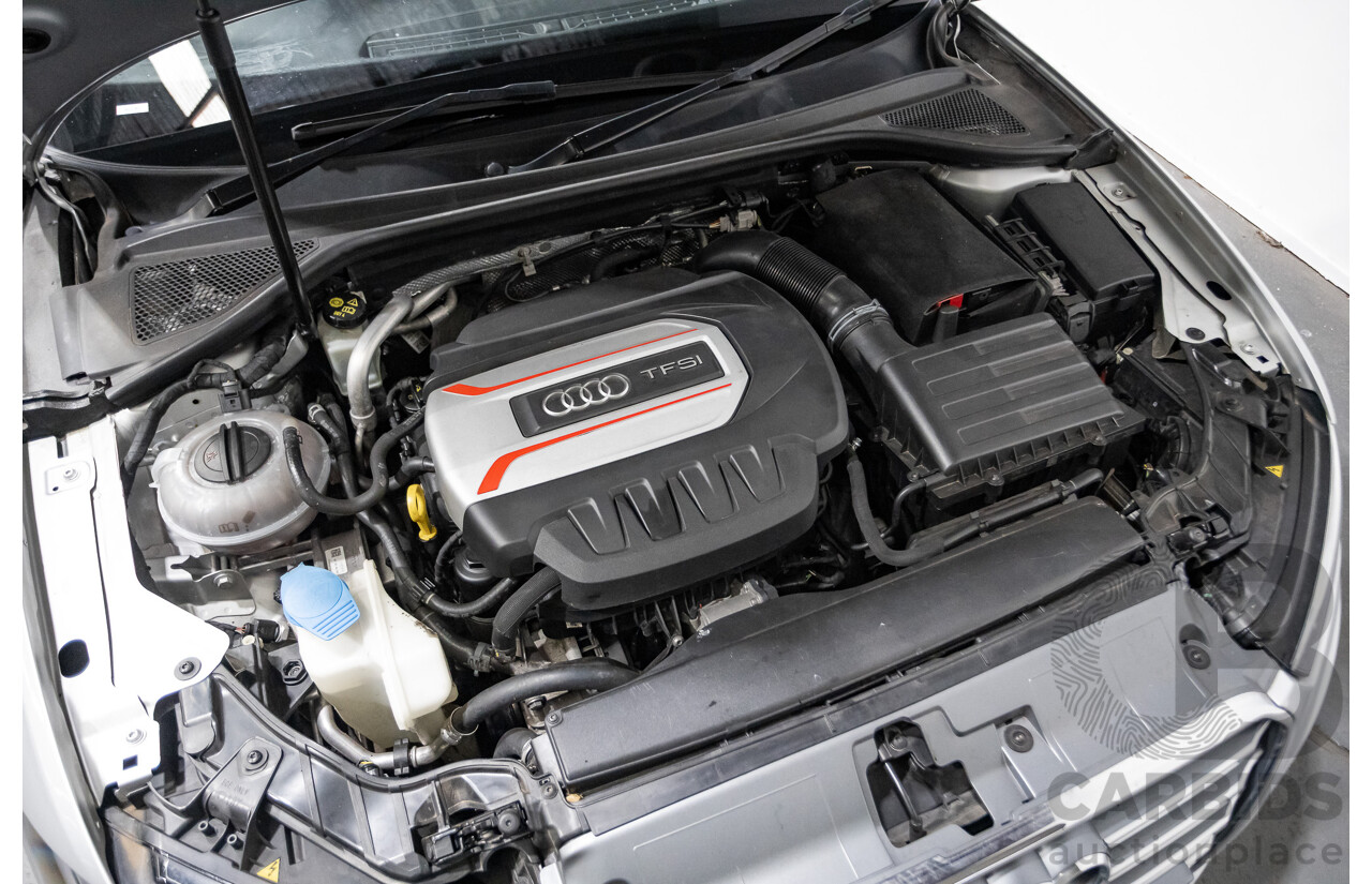 11/2013 Audi S3 Sportback 2.0 TFSI Quattro 8V (AWD) MY14 5d Hatchback Silver Turbo 2.0L