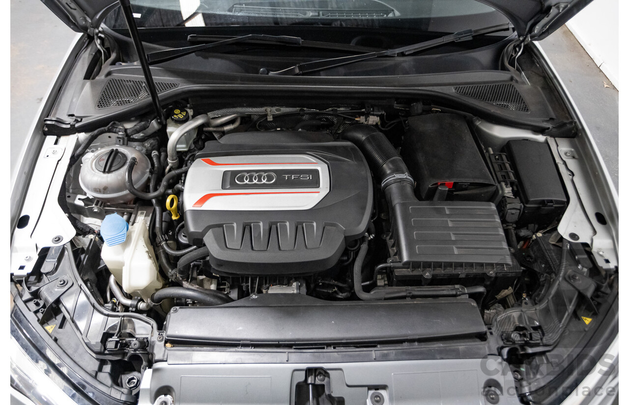 11/2013 Audi S3 Sportback 2.0 TFSI Quattro 8V (AWD) MY14 5d Hatchback Silver Turbo 2.0L