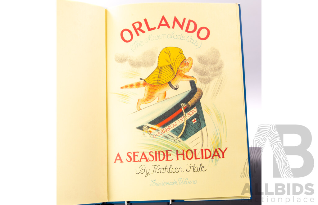 Kathleen Hale, Orlando the Marmalade Cat a Seaside Holiday & Orlando the Marmalade Cat Keeps a Dog, Both Frederick Warne, 1991 & 1990