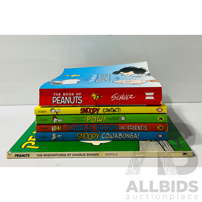 Collection of Collected Peanuts Works Including the Bumper Book of Peanuts, Charlie Brown and Friends, the Misfortunes of Charlie Brown and More