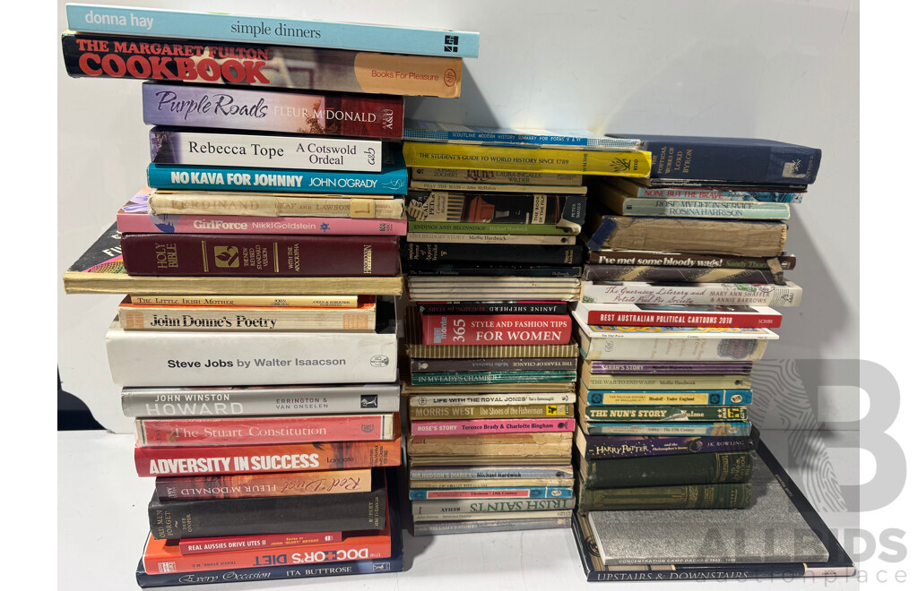 Large Collection Vintage and Other Books Including Poetry, Australian Interest and More