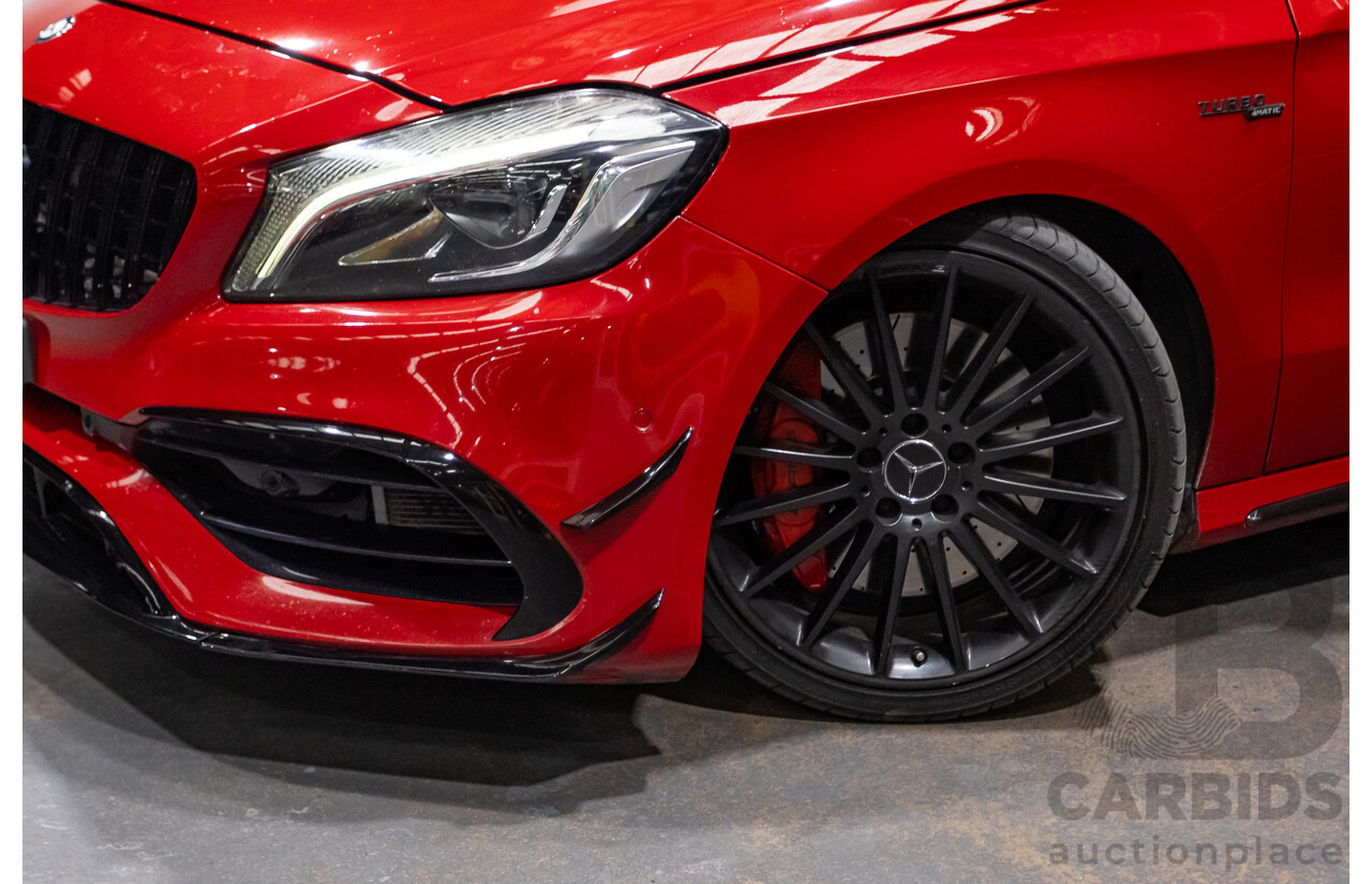 03/2016 Mercedes-Amg A45 AMG (AWD) 176 MY16 5D Hatchback Jupiter Red Turbo 2.0L