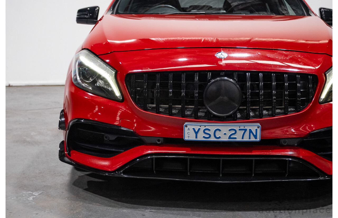 03/2016 Mercedes-Amg A45 AMG (AWD) 176 MY16 5D Hatchback Jupiter Red Turbo 2.0L