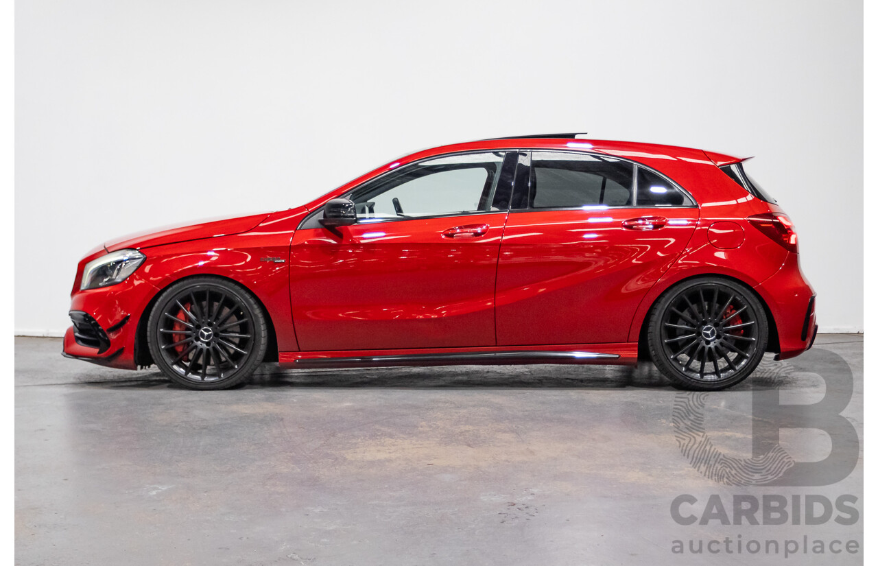 03/2016 Mercedes-Amg A45 AMG (AWD) 176 MY16 5D Hatchback Jupiter Red Turbo 2.0L