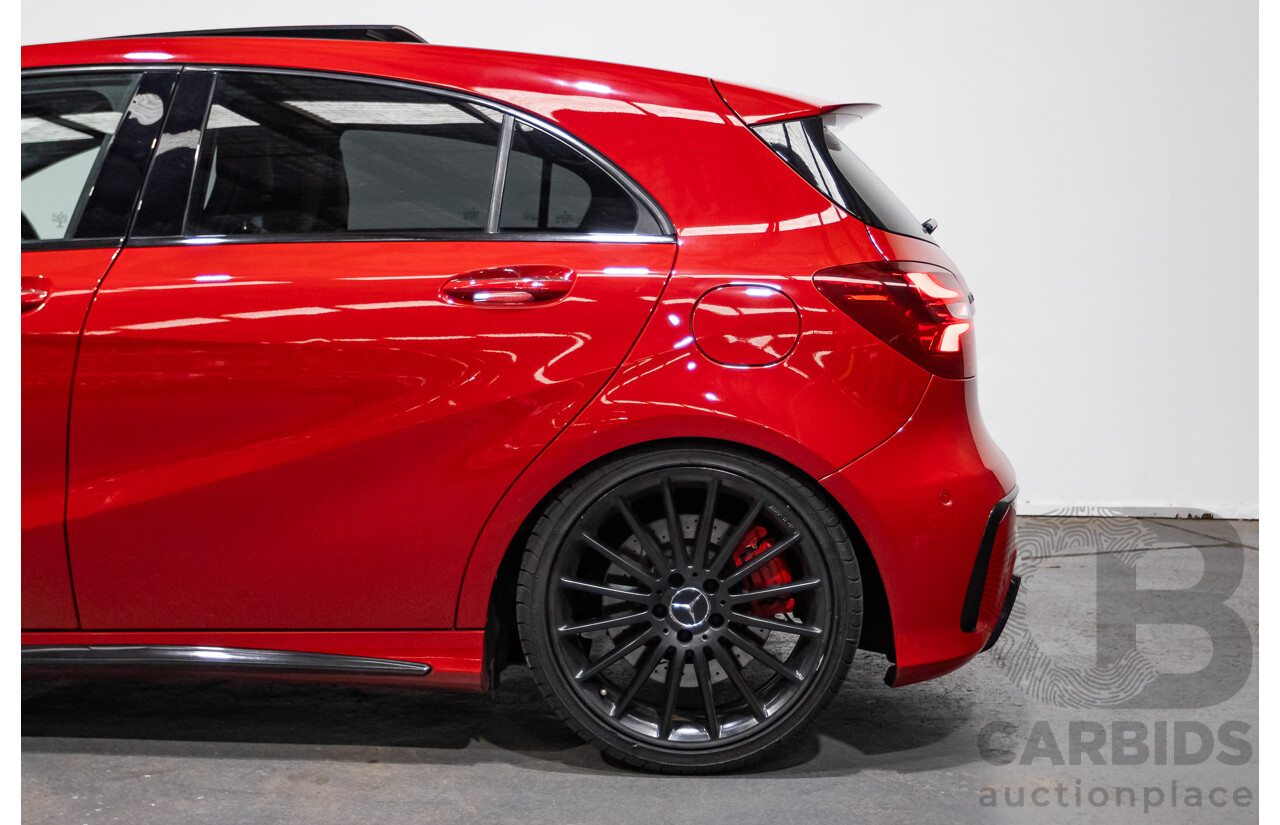 03/2016 Mercedes-Amg A45 AMG (AWD) 176 MY16 5D Hatchback Jupiter Red Turbo 2.0L