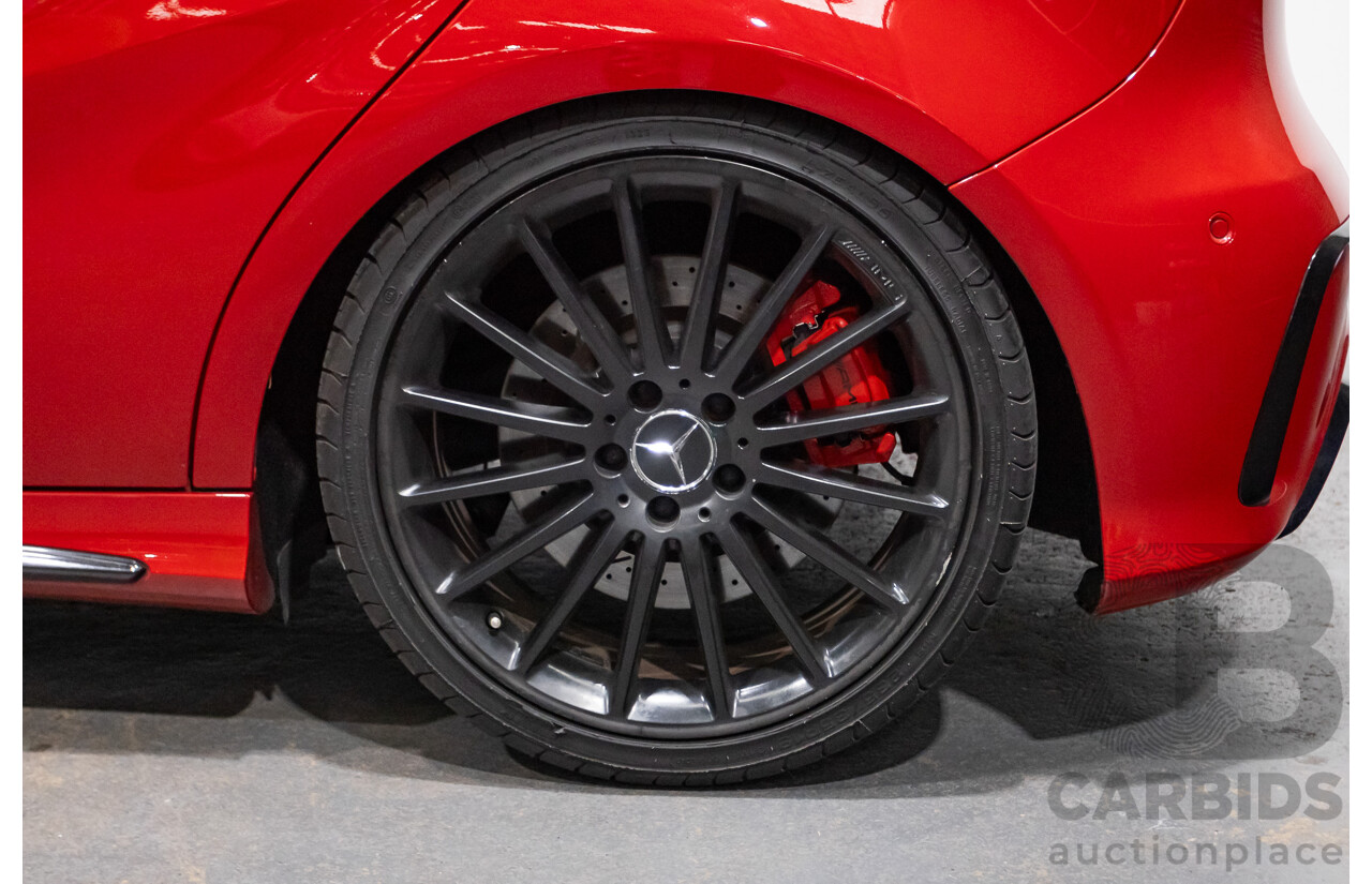 03/2016 Mercedes-Amg A45 AMG (AWD) 176 MY16 5D Hatchback Jupiter Red Turbo 2.0L