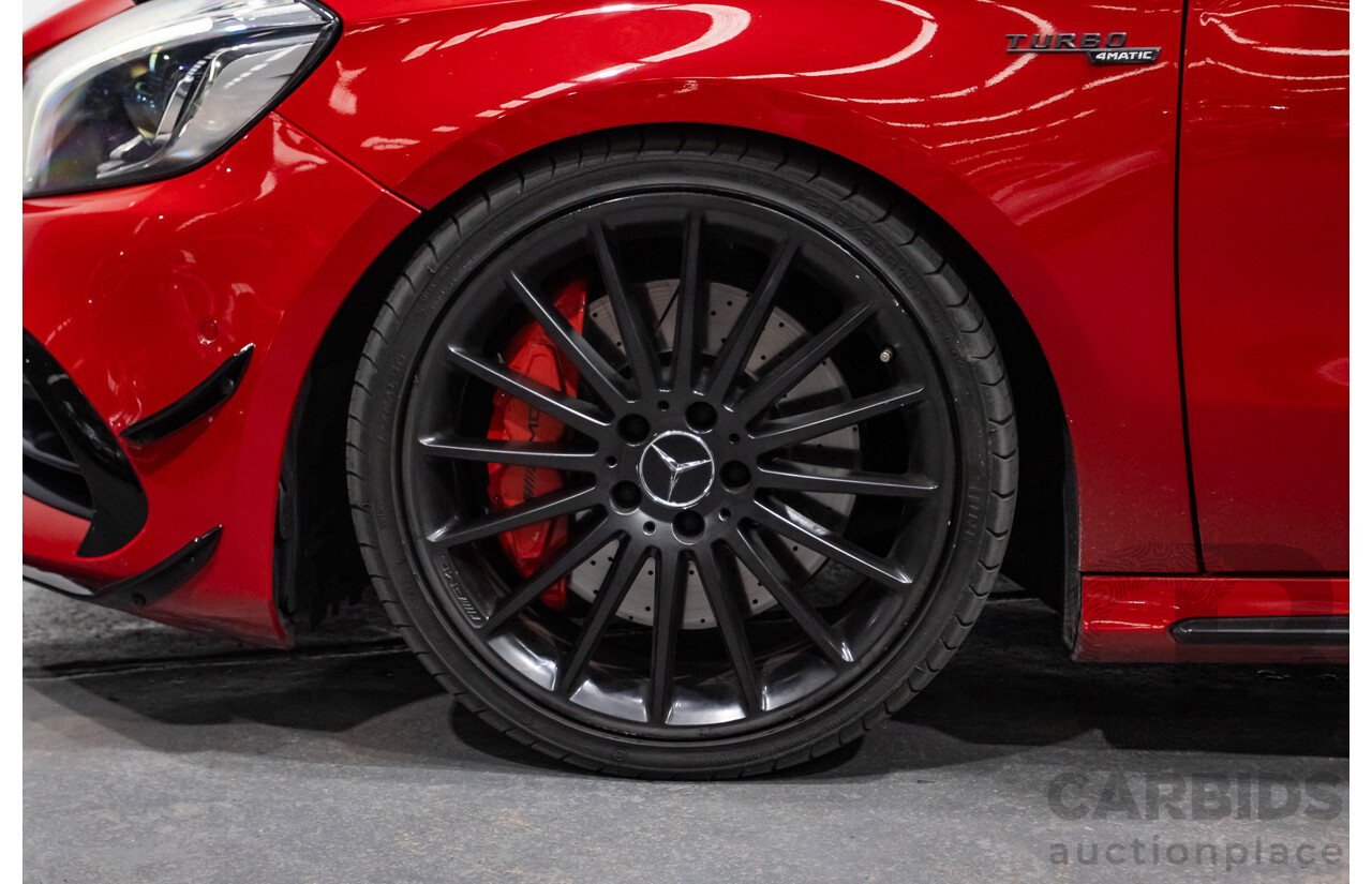 03/2016 Mercedes-Amg A45 AMG (AWD) 176 MY16 5D Hatchback Jupiter Red Turbo 2.0L