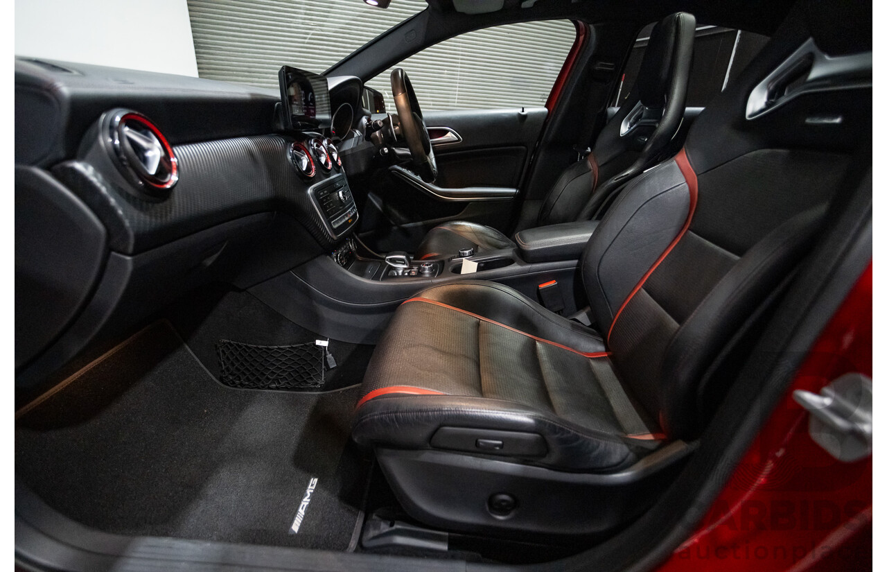 03/2016 Mercedes-Amg A45 AMG (AWD) 176 MY16 5D Hatchback Jupiter Red Turbo 2.0L