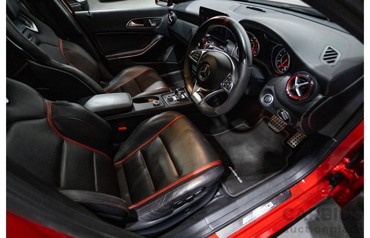 03/2016 Mercedes-Amg A45 AMG (AWD) 176 MY16 5D Hatchback Jupiter Red Turbo 2.0L