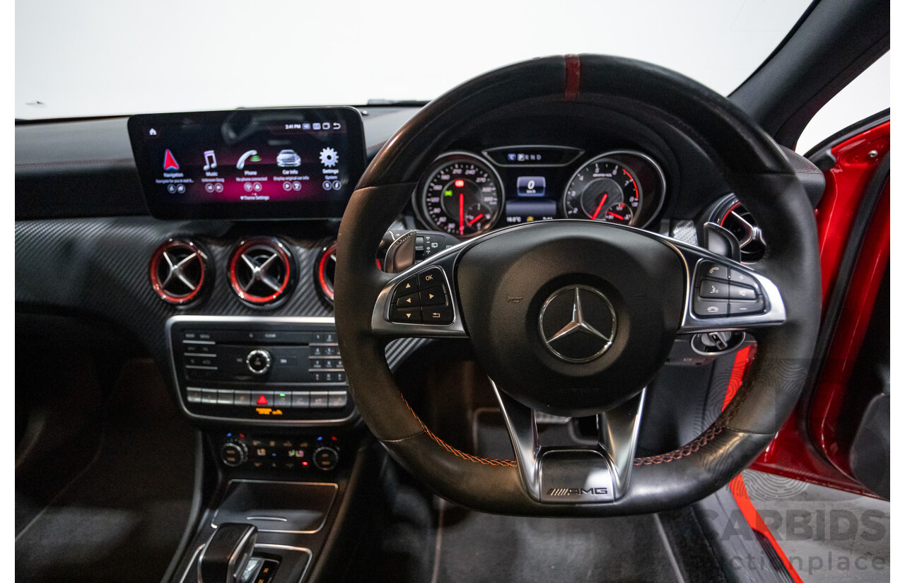 03/2016 Mercedes-Amg A45 AMG (AWD) 176 MY16 5D Hatchback Jupiter Red Turbo 2.0L