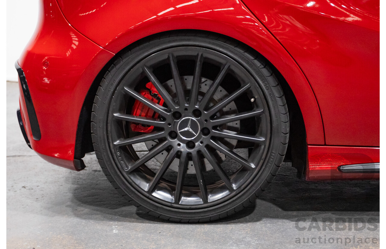 03/2016 Mercedes-Amg A45 AMG (AWD) 176 MY16 5D Hatchback Jupiter Red Turbo 2.0L