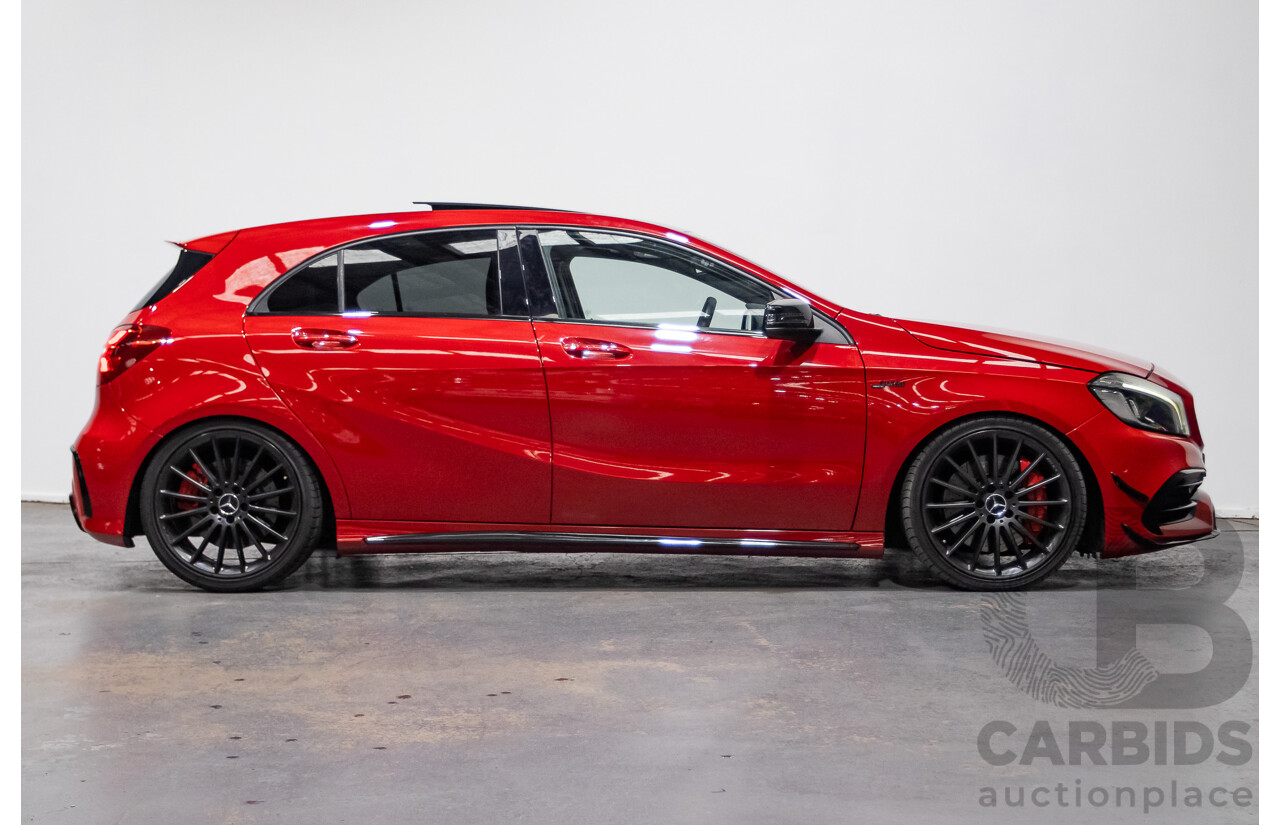 03/2016 Mercedes-Amg A45 AMG (AWD) 176 MY16 5D Hatchback Jupiter Red Turbo 2.0L