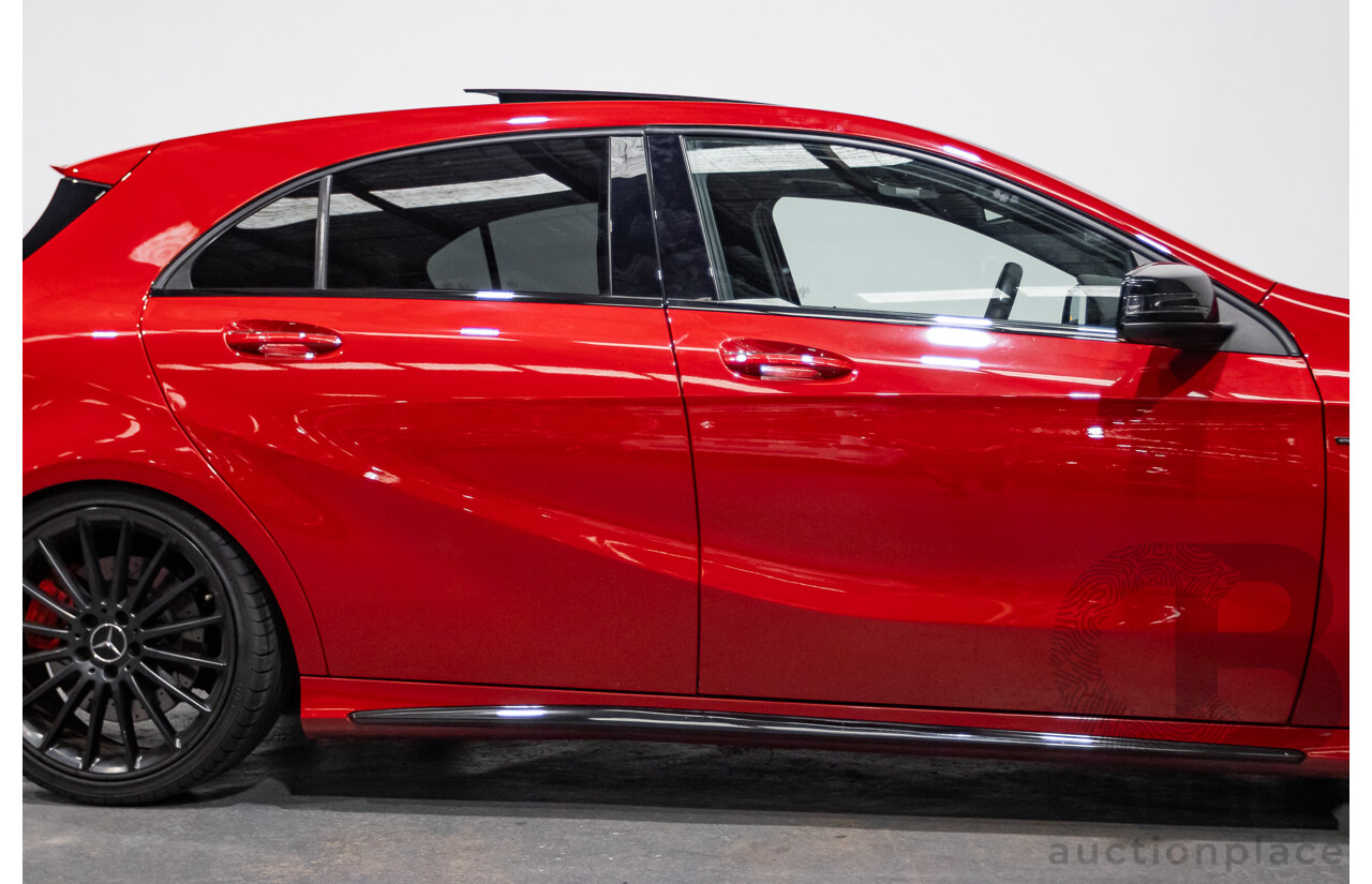 03/2016 Mercedes-Amg A45 AMG (AWD) 176 MY16 5D Hatchback Jupiter Red Turbo 2.0L