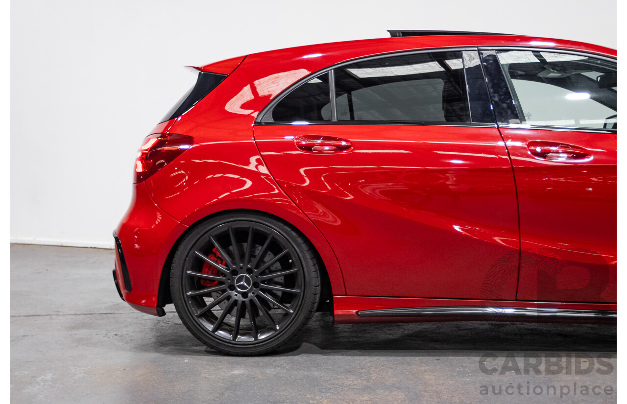03/2016 Mercedes-Amg A45 AMG (AWD) 176 MY16 5D Hatchback Jupiter Red Turbo 2.0L