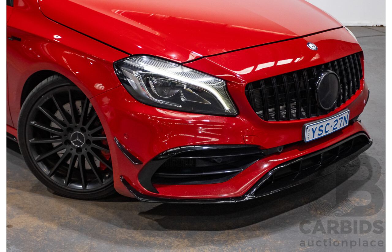 03/2016 Mercedes-Amg A45 AMG (AWD) 176 MY16 5D Hatchback Jupiter Red Turbo 2.0L