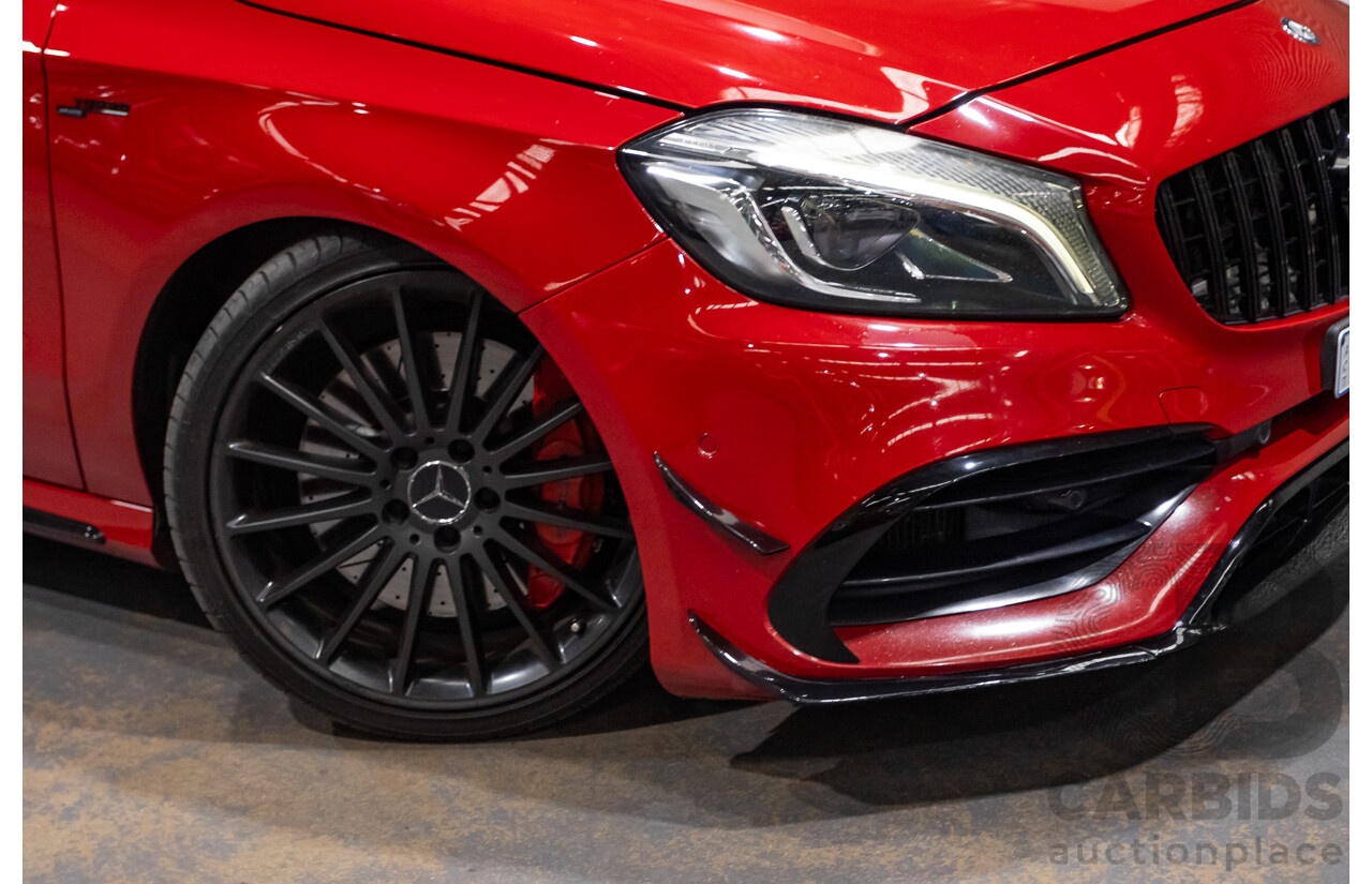 03/2016 Mercedes-Amg A45 AMG (AWD) 176 MY16 5D Hatchback Jupiter Red Turbo 2.0L