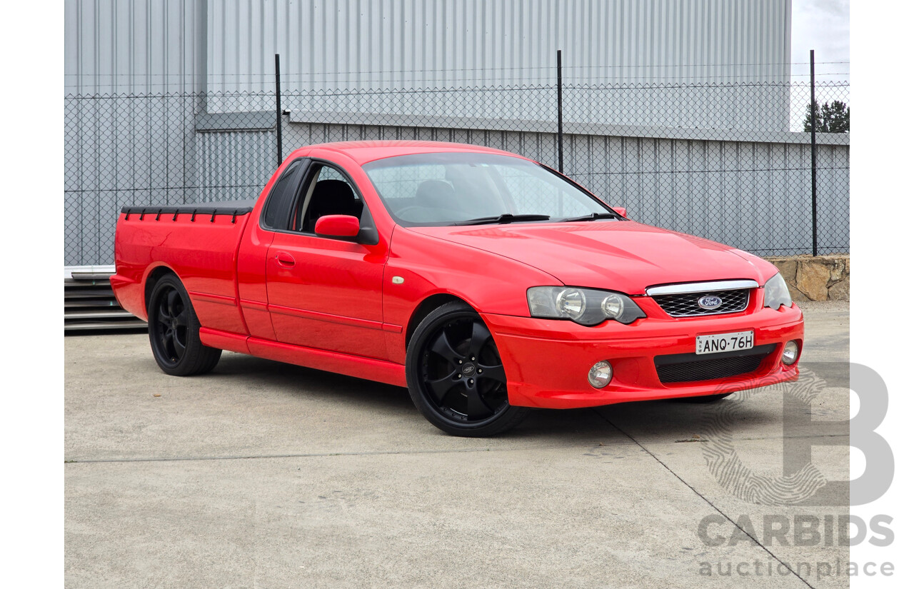 6/2006 Ford Falcon XLS BF 2d Utility Vixen Red 4.0L
