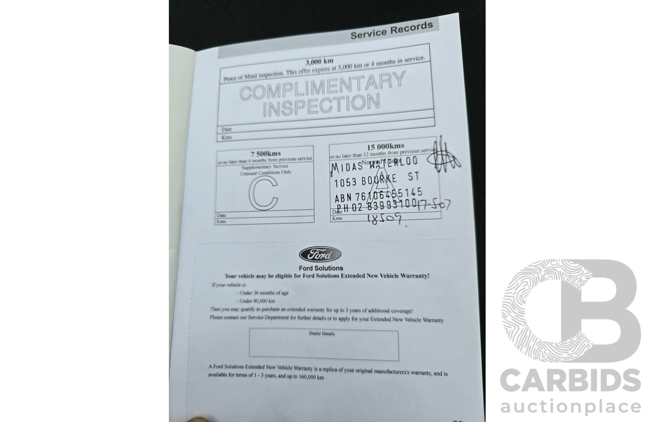 6/2006 Ford Falcon XLS BF 2d Utility Vixen Red 4.0L