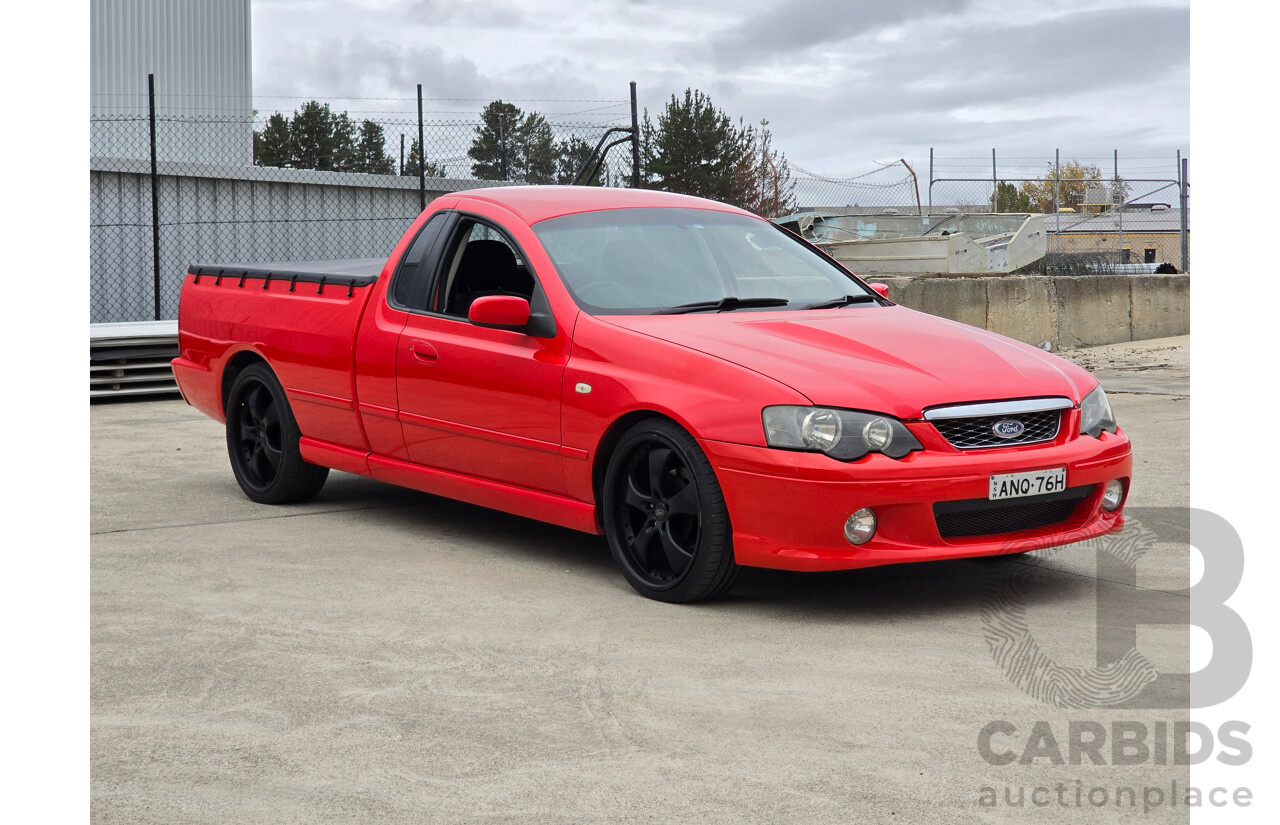 6/2006 Ford Falcon XLS BF 2d Utility Vixen Red 4.0L