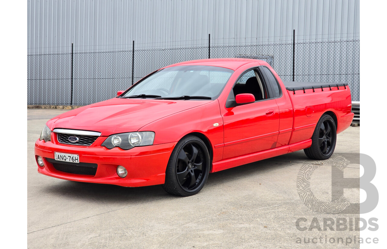 6/2006 Ford Falcon XLS BF 2d Utility Vixen Red 4.0L