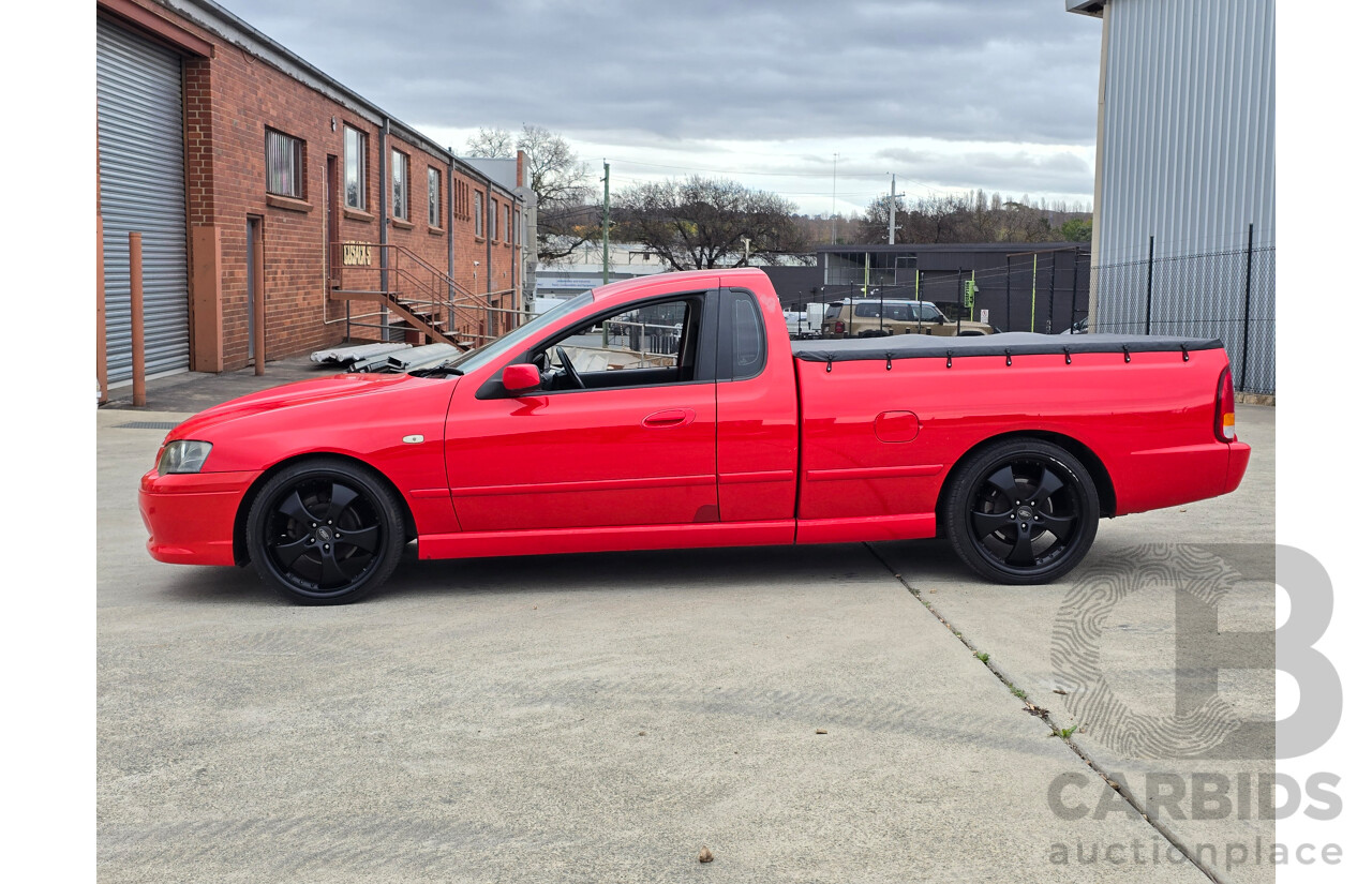 6/2006 Ford Falcon XLS BF 2d Utility Vixen Red 4.0L