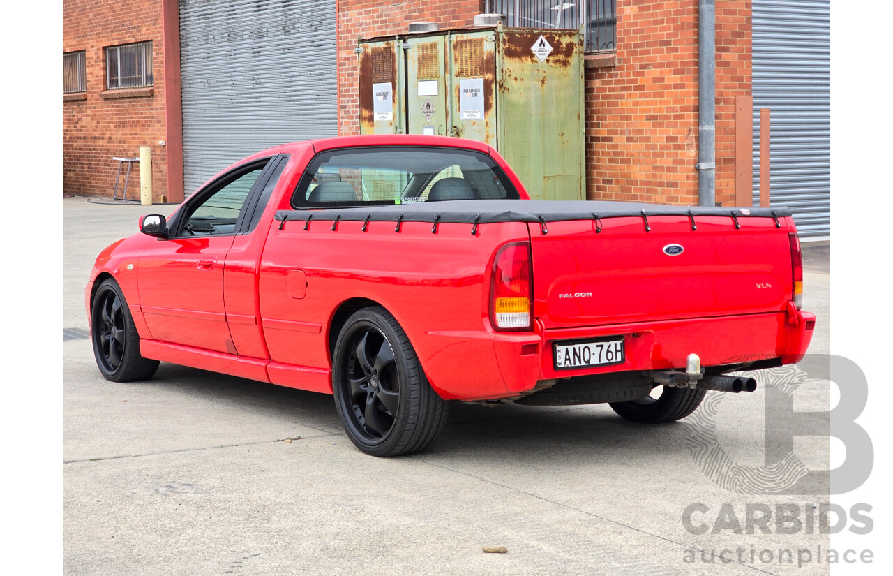 6/2006 Ford Falcon XLS BF 2d Utility Vixen Red 4.0L