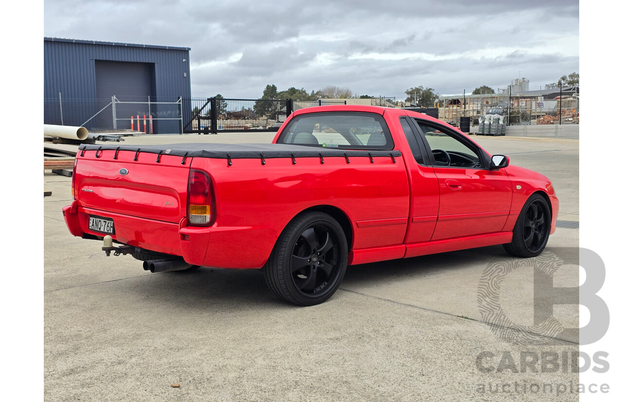 6/2006 Ford Falcon XLS BF 2d Utility Vixen Red 4.0L