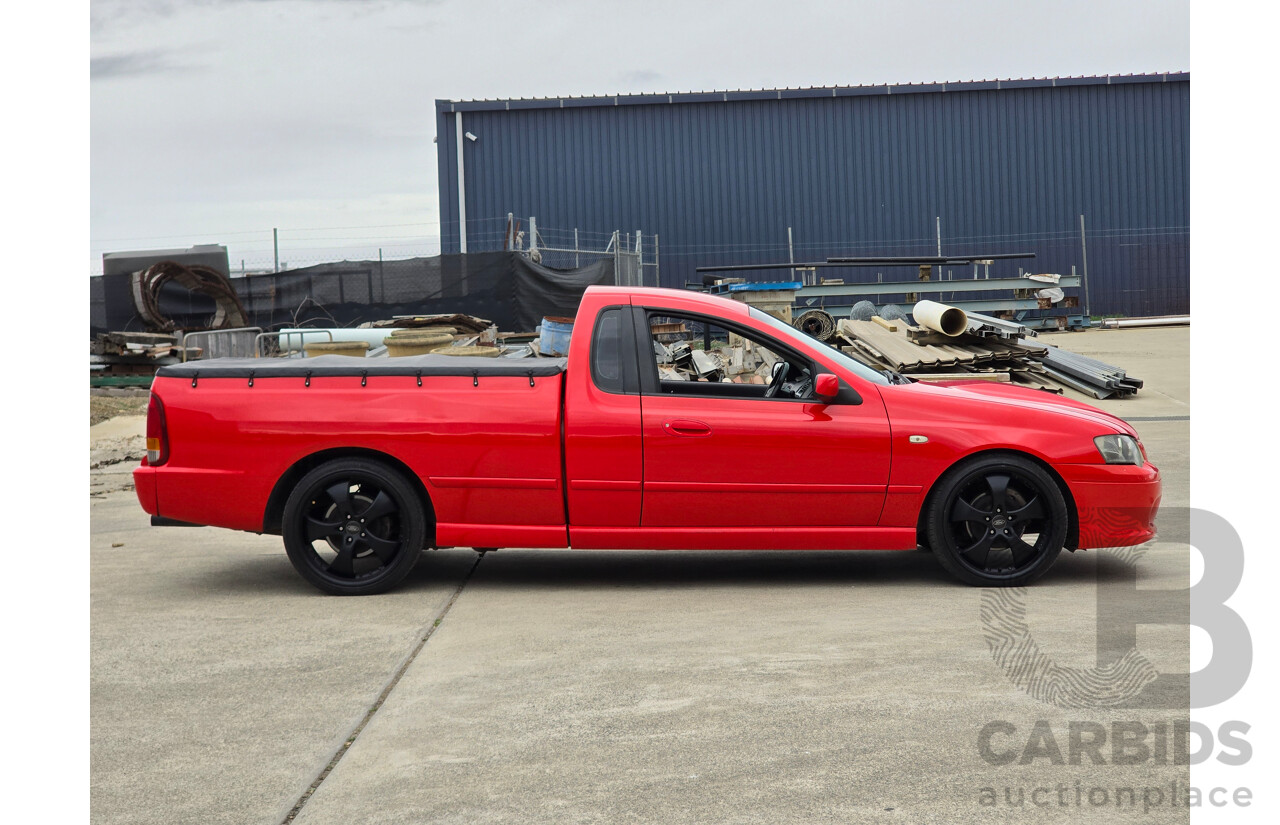 6/2006 Ford Falcon XLS BF 2d Utility Vixen Red 4.0L