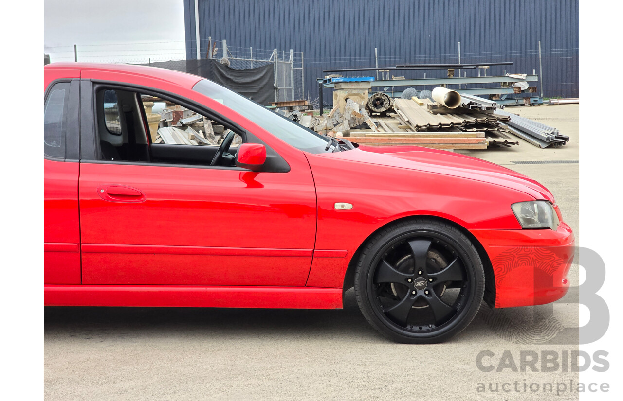 6/2006 Ford Falcon XLS BF 2d Utility Vixen Red 4.0L