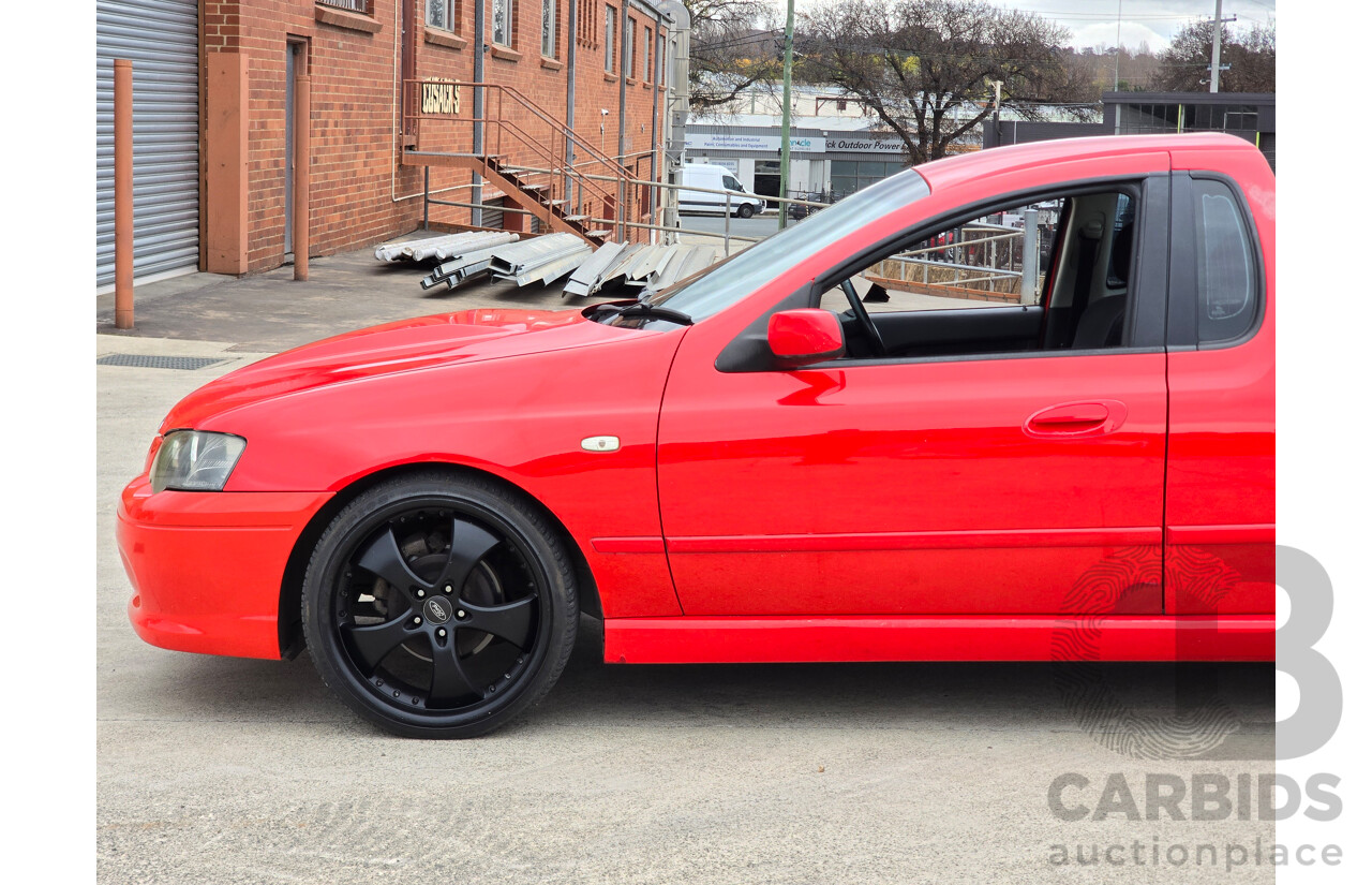 6/2006 Ford Falcon XLS BF 2d Utility Vixen Red 4.0L
