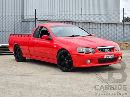 6/2006 Ford Falcon XLS BF 2d Utility Vixen Red 4.0L